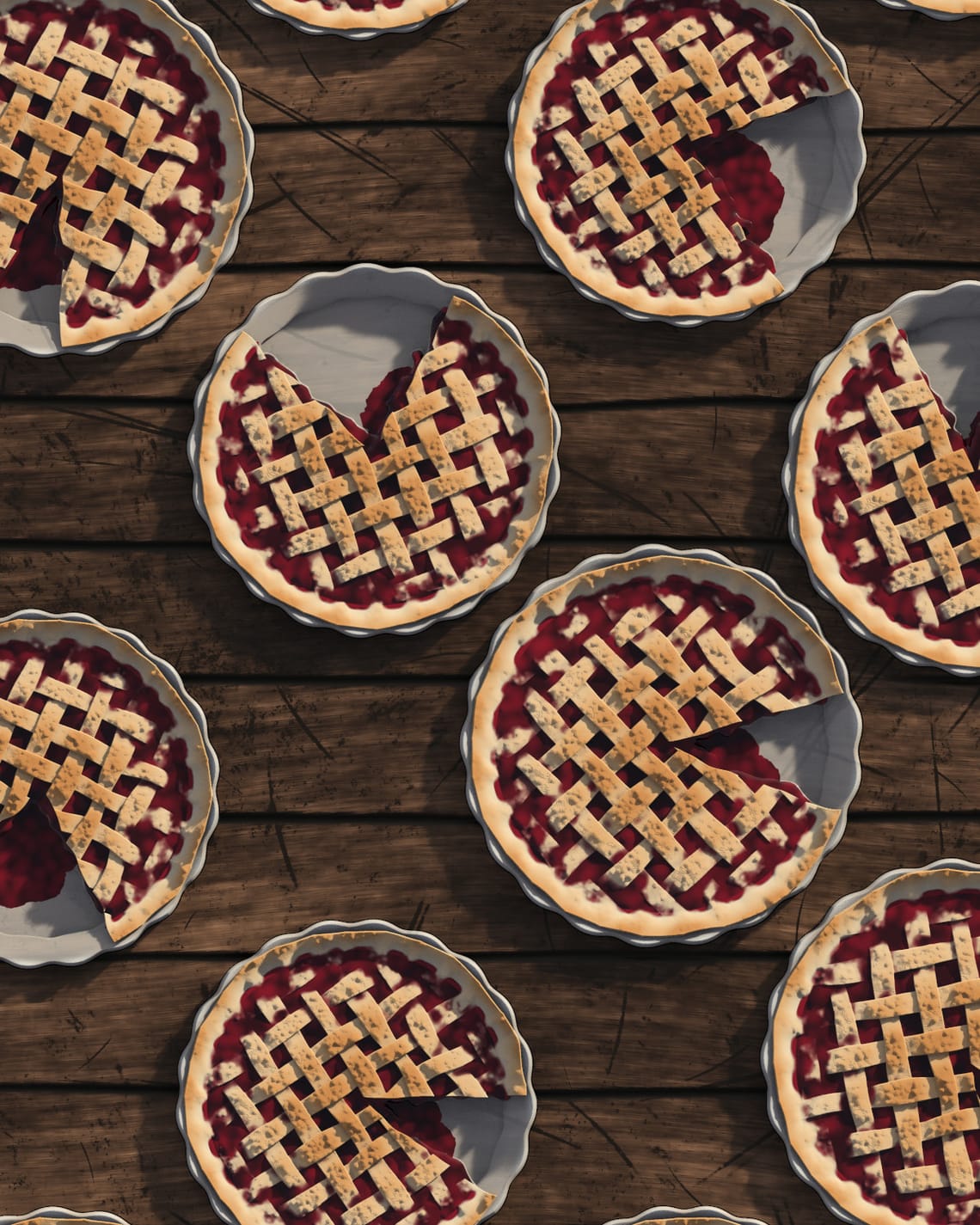 Cherry Pies - Fabric design